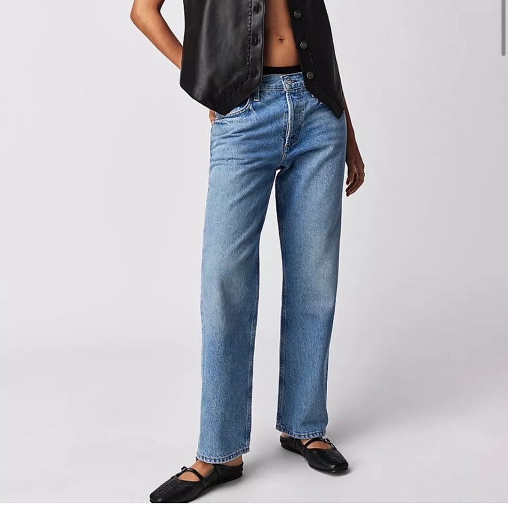 Citizens of Humanity Neve Low Slung Relaxed Jeans in Misty size 26 NWT